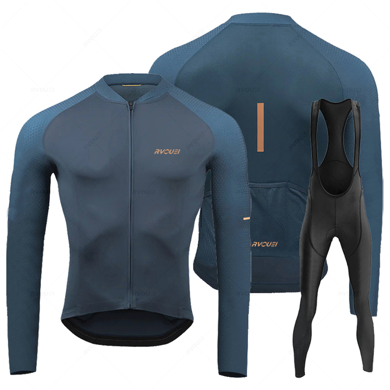 Cycling Gear Brands - Rvouei-Conjunto de Jersey de Ciclismo transpirable