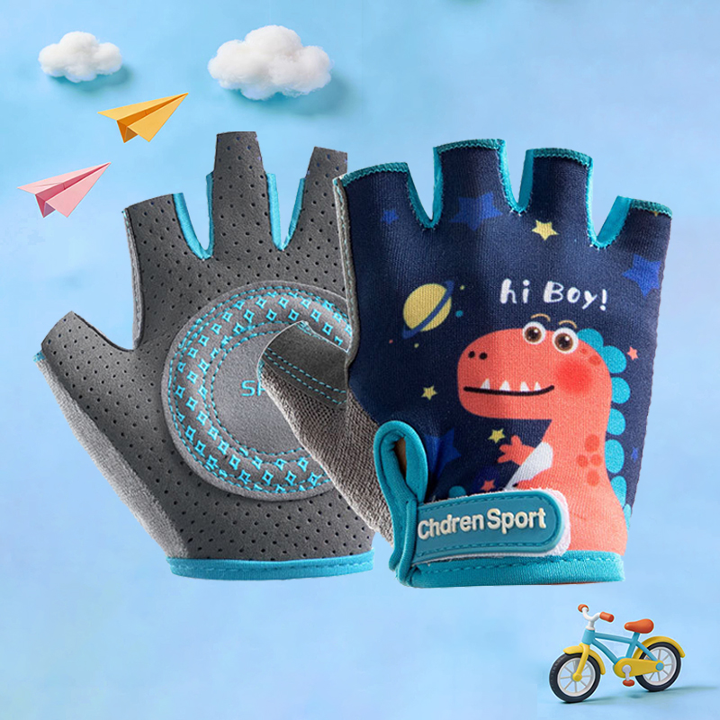 Cycling Gear Kids - Guantes de Ciclismo para Niños, Diseño