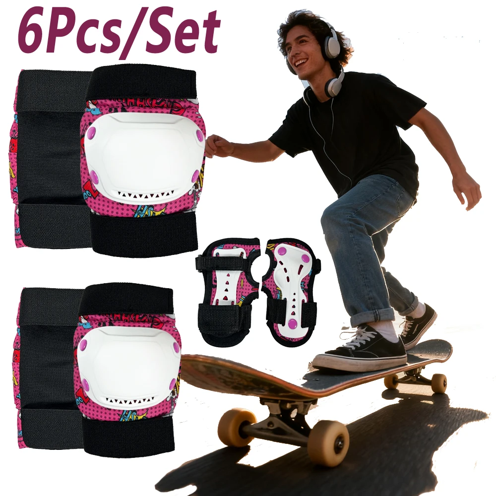 Cycling Gear Girls - Conjunto de Equipo de Protección para