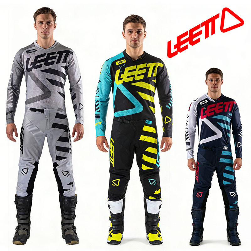 Cycling Gear Pants - Conjunto de Equipamiento de Motocross Gris,