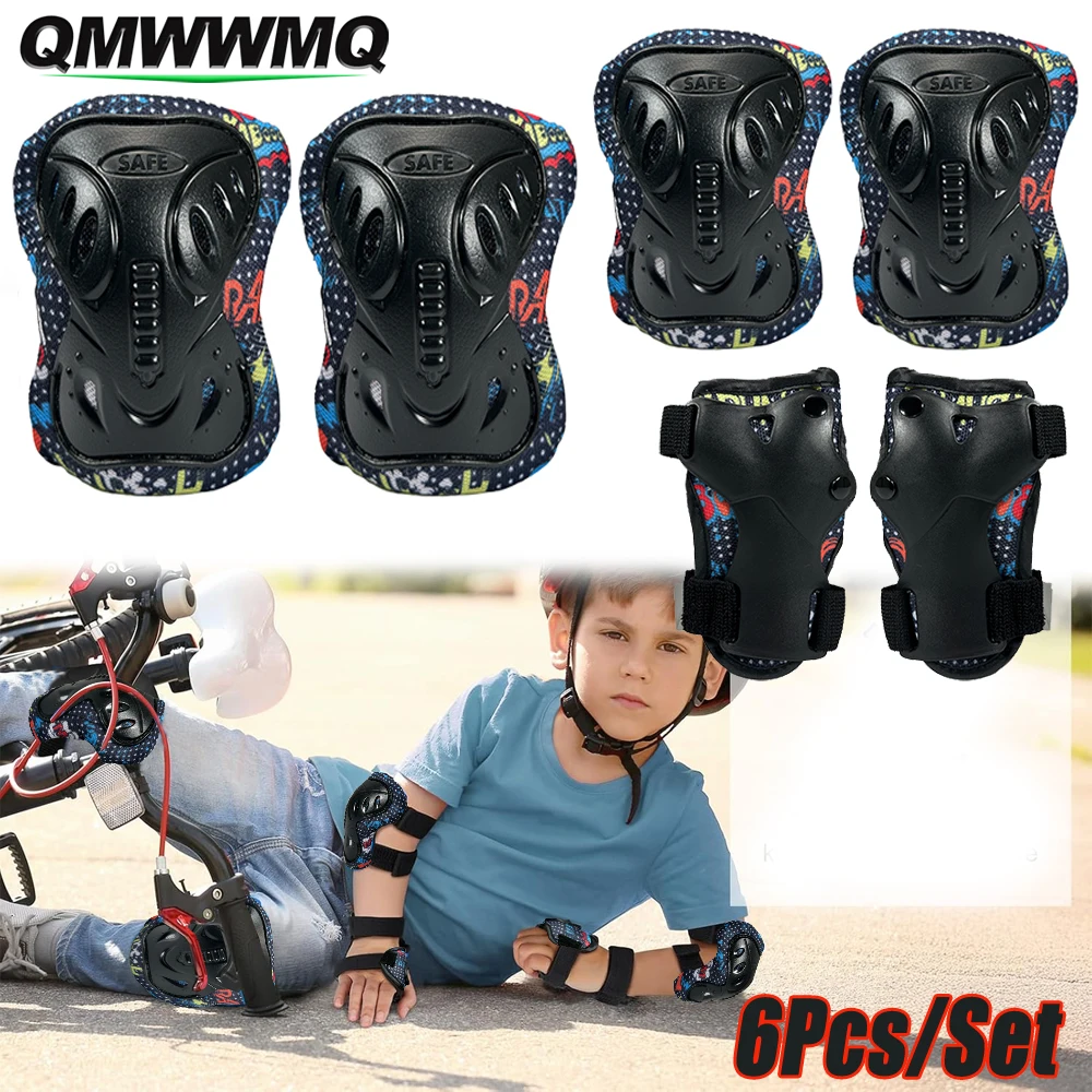 Cycling Gear Girls - Rodilleras para Niños, Juego de Rodilleras