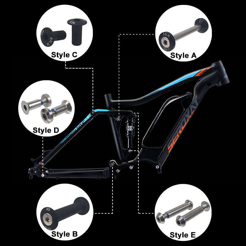 Pernos de cuadro de bicicleta  - Cycling Gear Parts reseña y precio