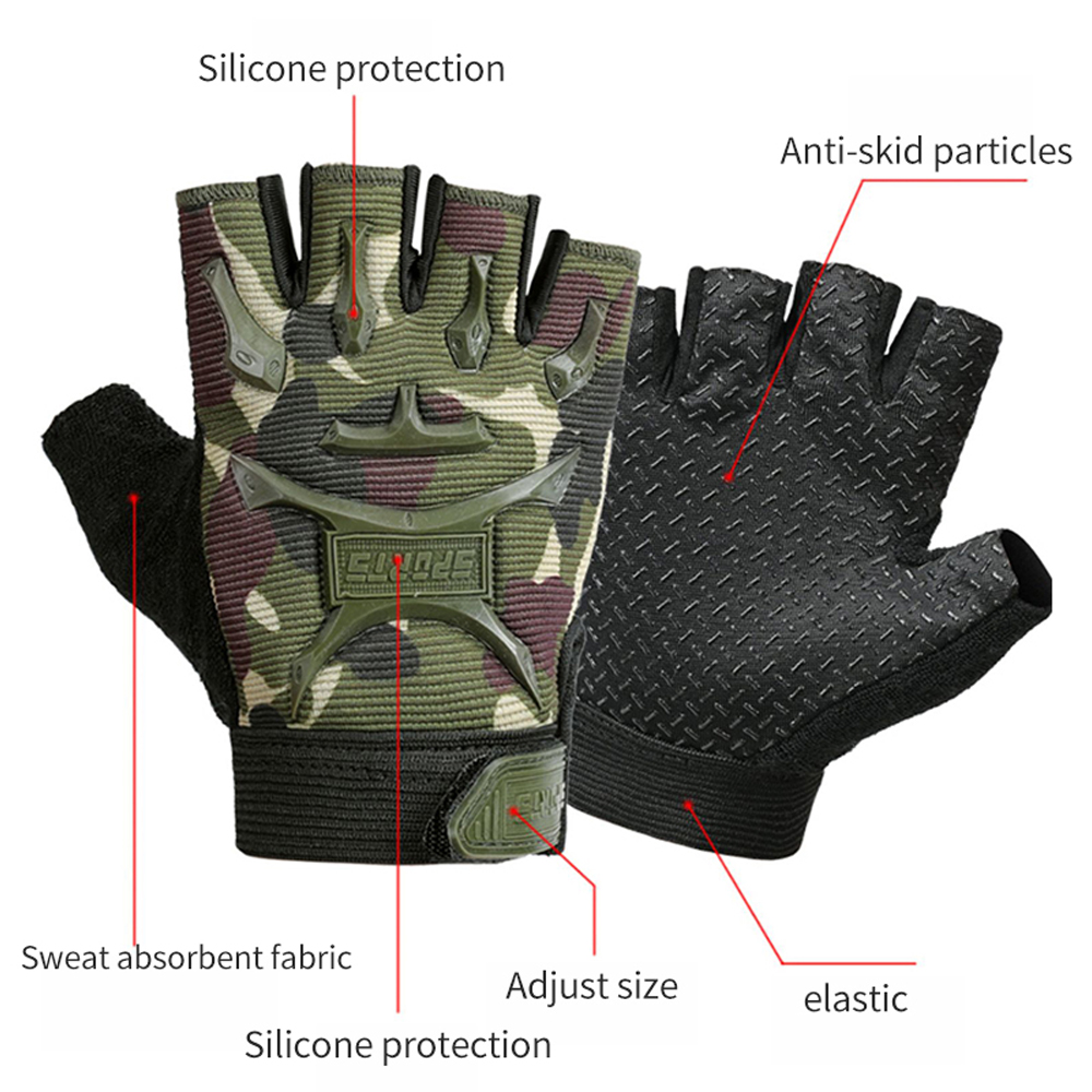 Guantes deportivos de medio de - Cycling Gear Kids reseña y precio