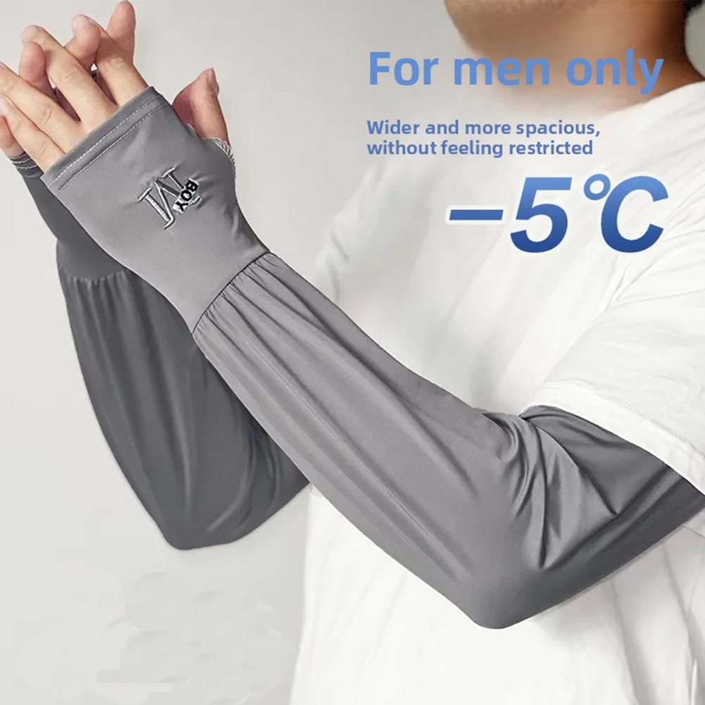 Mangas refrescantes de seda he - Cycling Gear Design reseña y precio