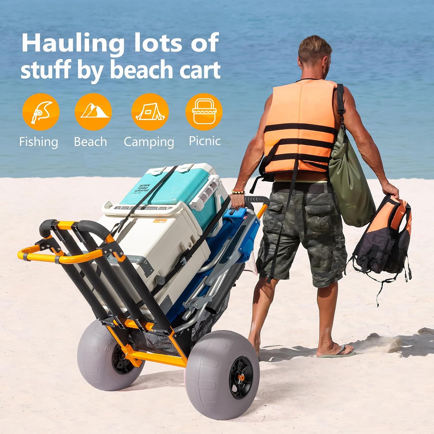 Carrito de Pesca para Playa Bo - Water Bottle Holder reseña y precio