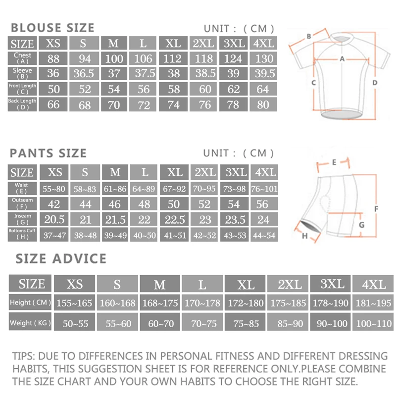 Conjuntos de Jersey de Ciclism - Cycling Gear Brands reseña y precio