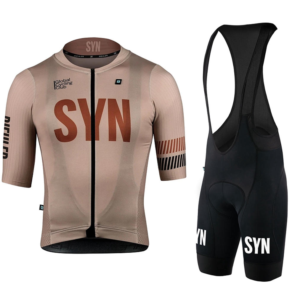 SYN ropa de ciclismo marrón pa - Cycling Gear Brands reseña y precio