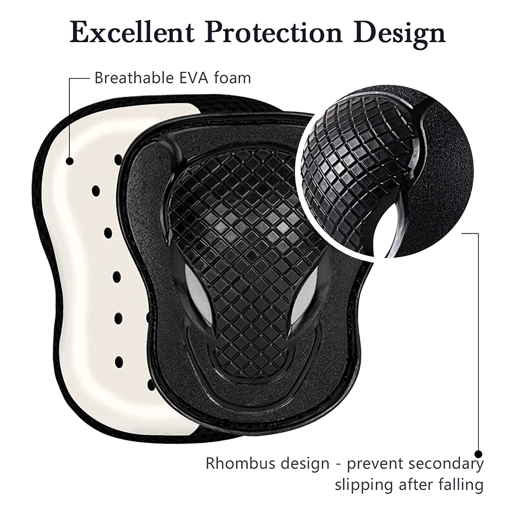 GOMOREON 6 unids/set rodillera - Cycling Gear Girls reseña y precio