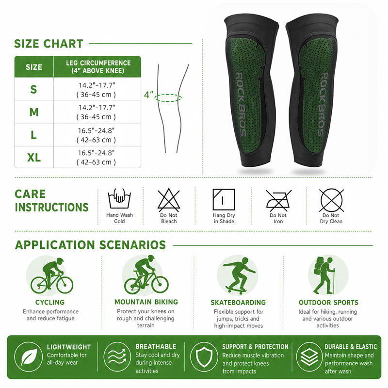 ROCKBROS-Protector de piernas  - Cycling Gear Pants reseña y precio