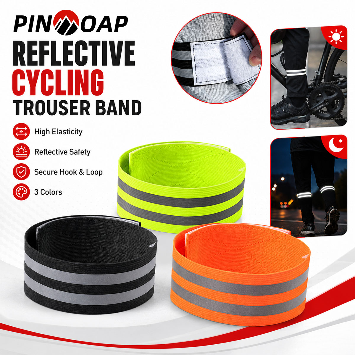PINMOAP 1/2PCS Correa Reflecta - Cycling Gear Pants reseña y precio